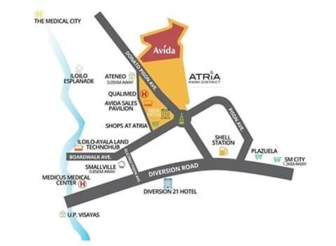 Avida Atria T2-F ,5Mins To Festive Walk And 4 Mins To Iloilo Convention Center Apart otel Dış mekan fotoğraf